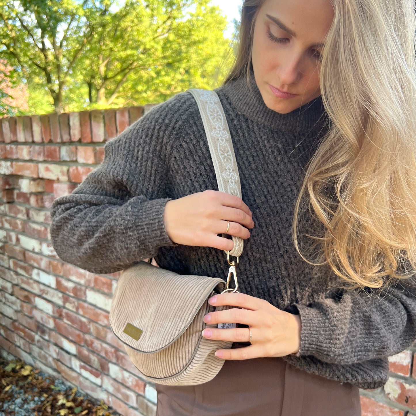 Tasche Majla Hellbraun