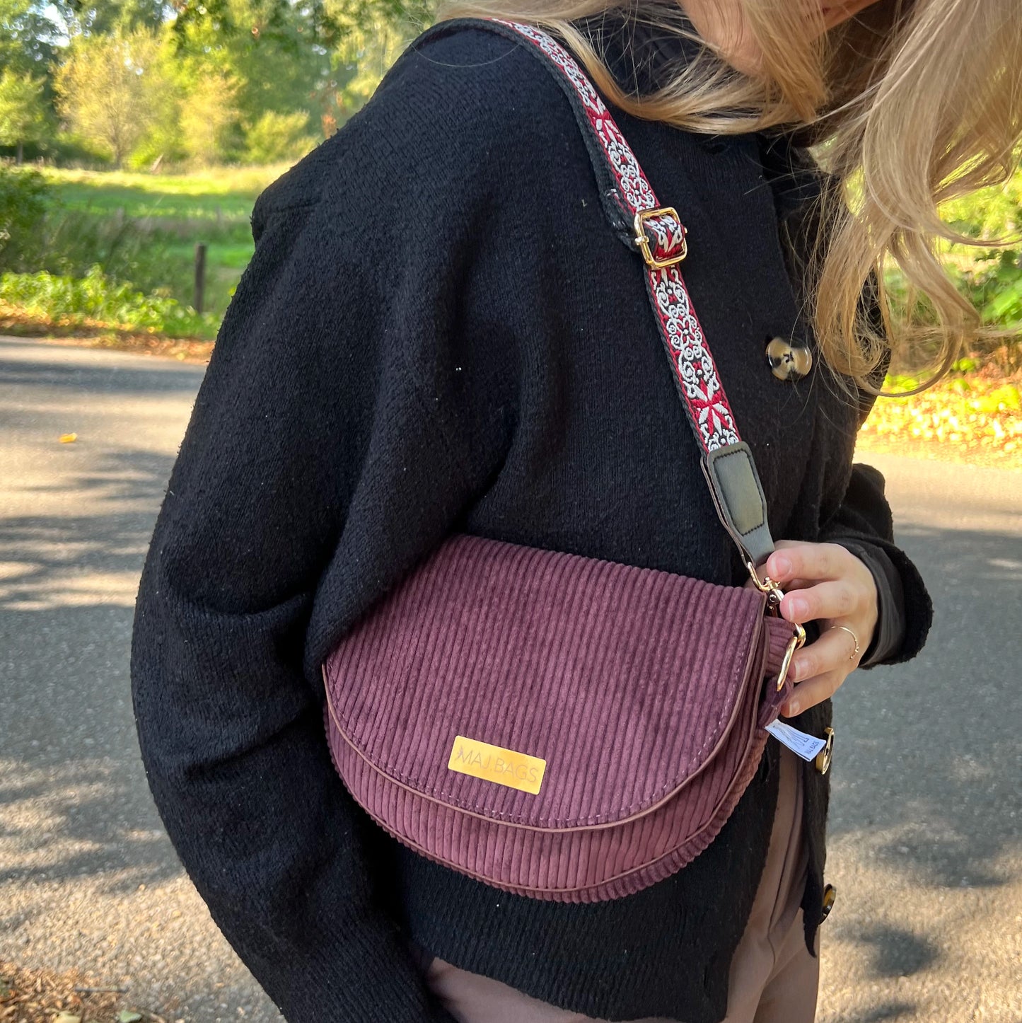 Tasche Majla Weinrot