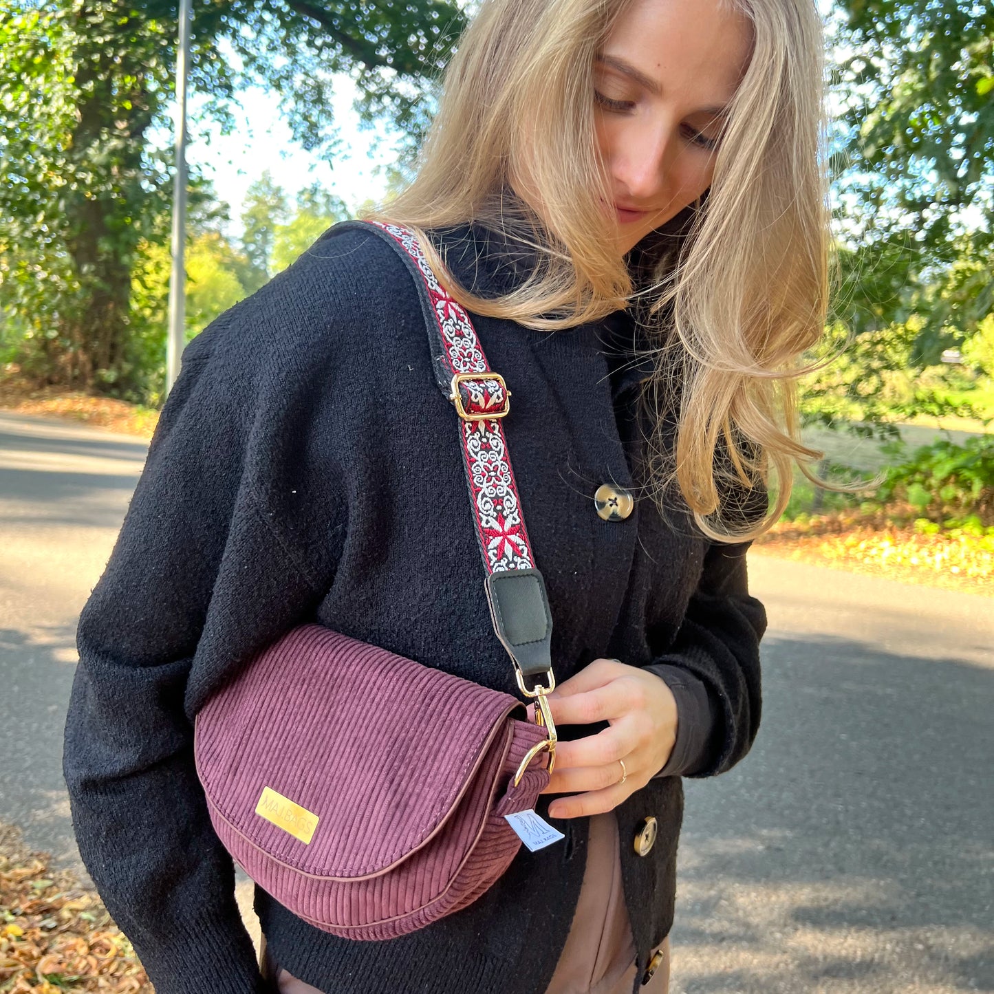 Tasche Majla Weinrot