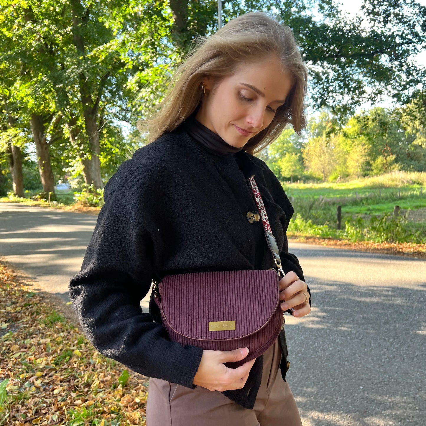 Tasche Majla Weinrot