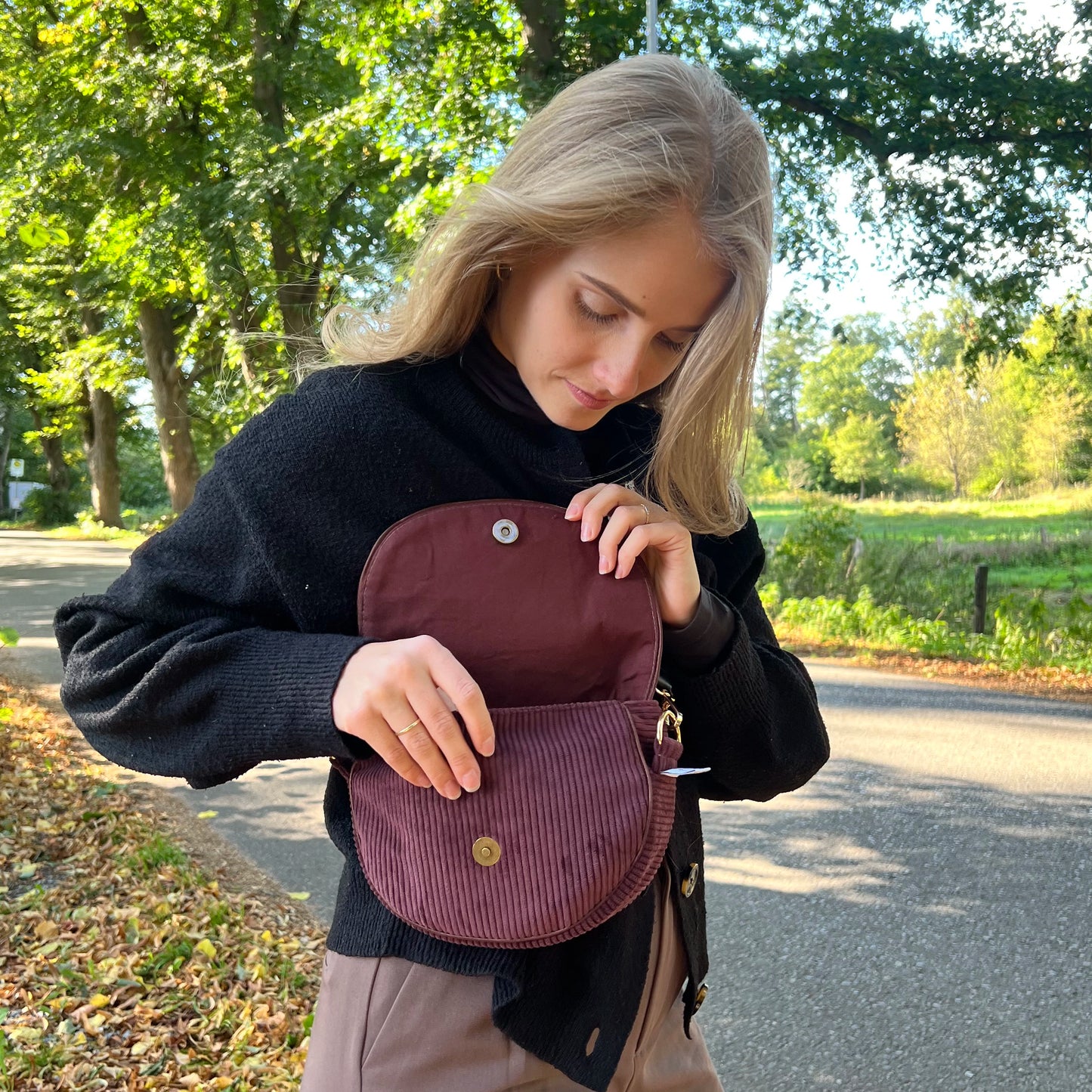 Tasche Majla Weinrot