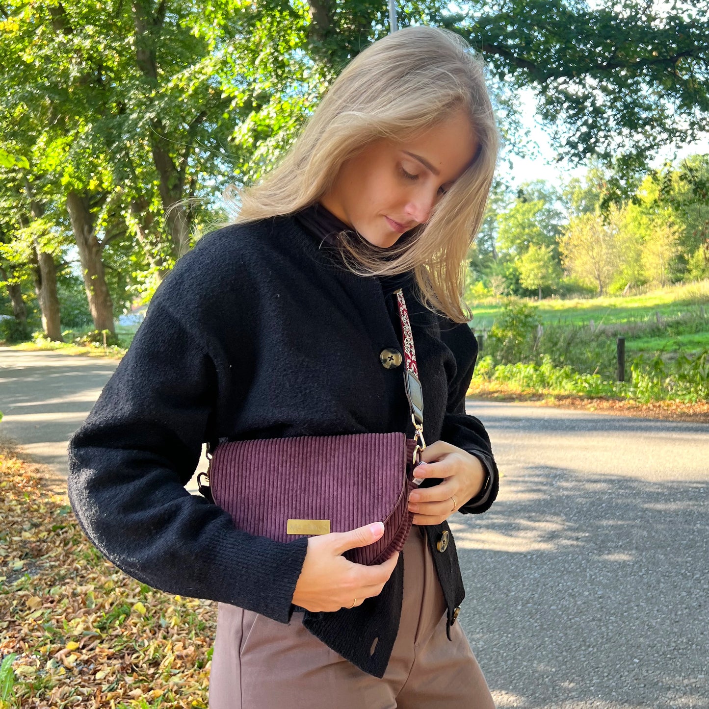 Tasche Majla Weinrot